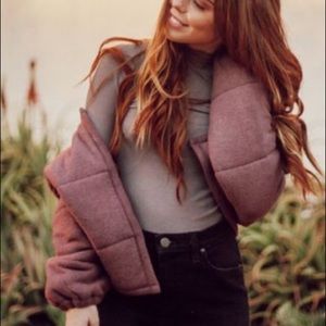 Quilted Puffer Cardigan/Jacket